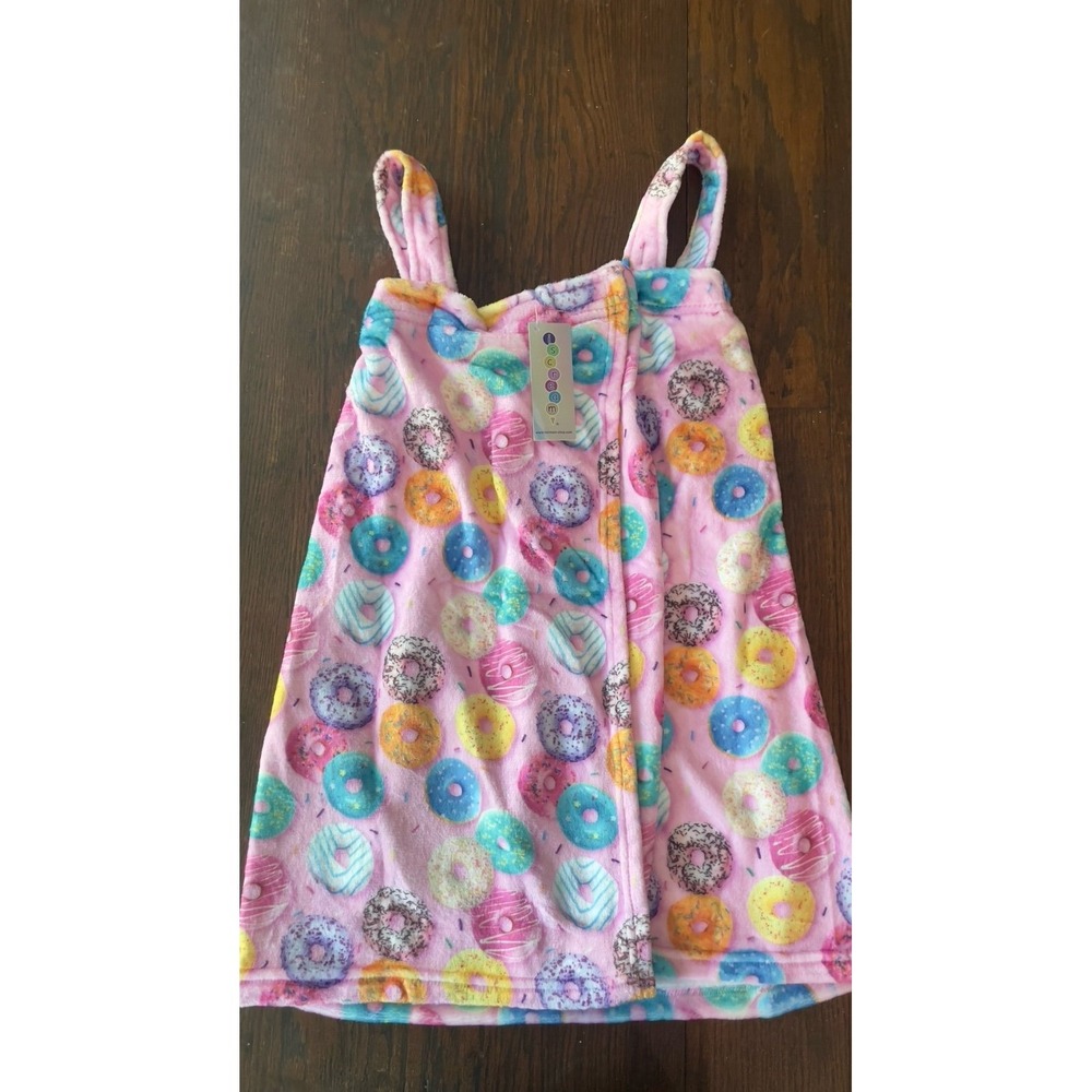 Girls Spa Wrap iscream Soft Fabric Donut Dress NWT